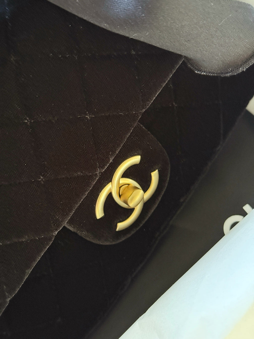 Velvet Cc 25k bag with bow