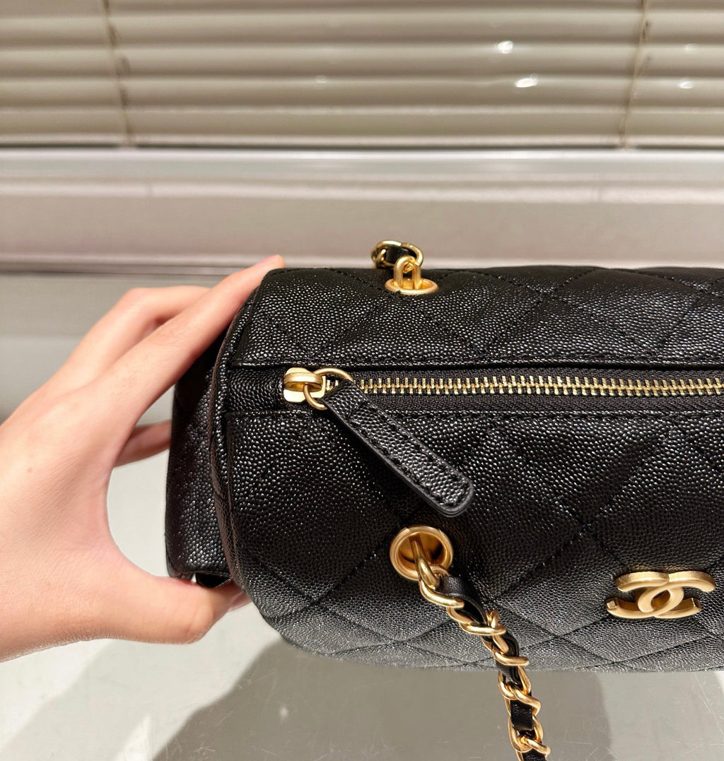 Cc suede bowling bag