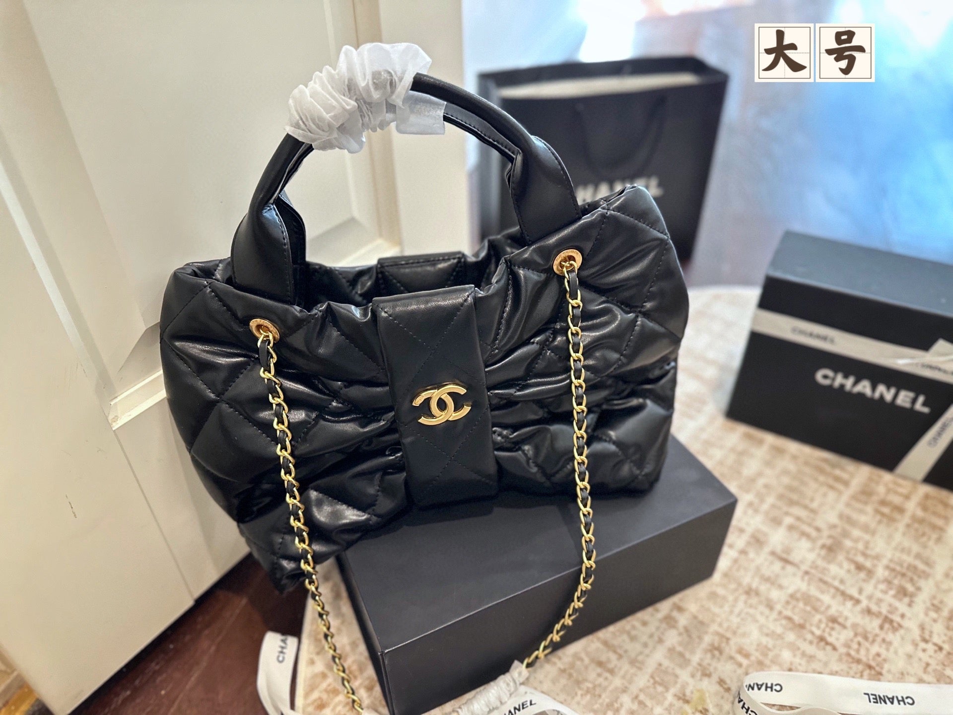 Cc bow bag large