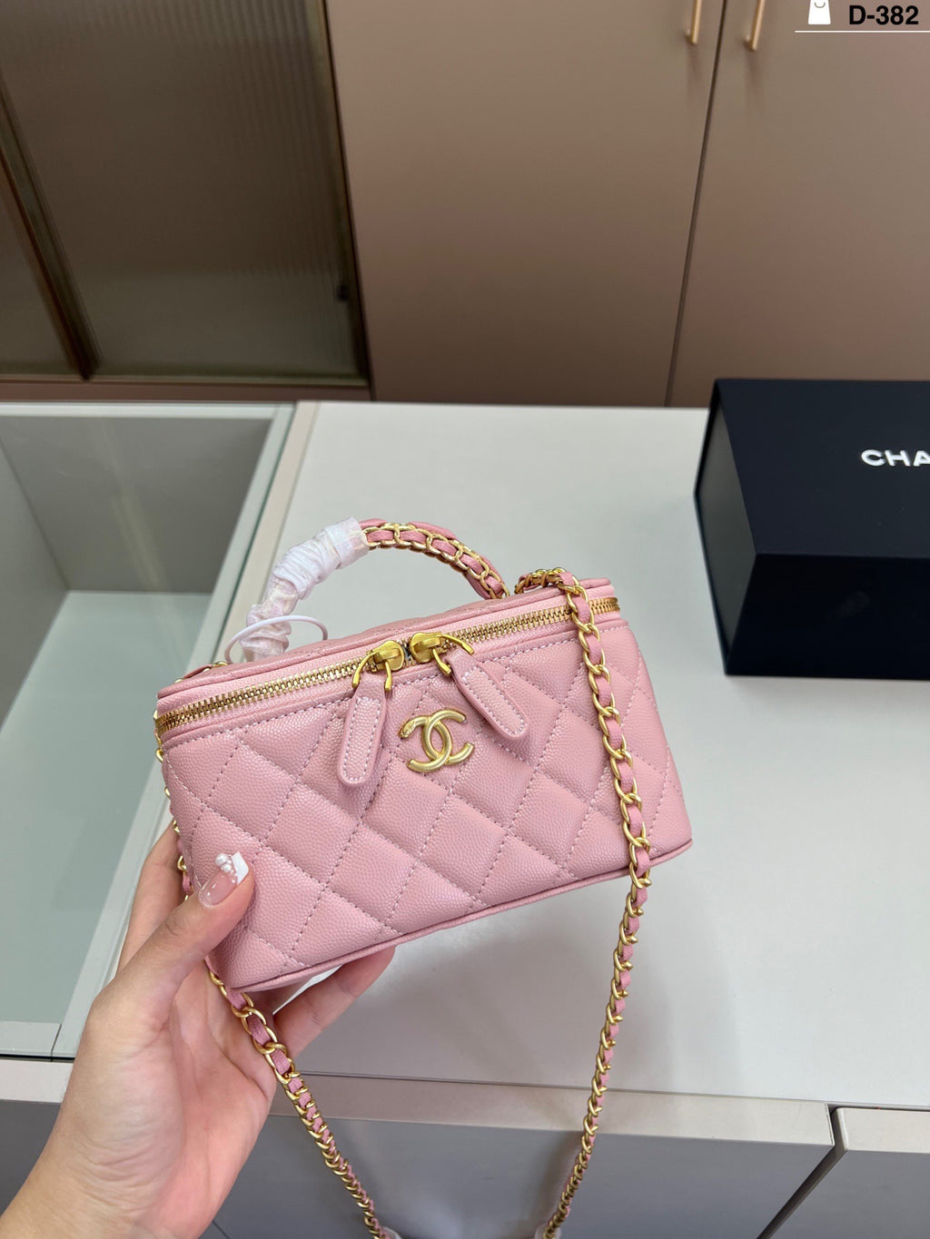 Cc vanity cosmetic bag