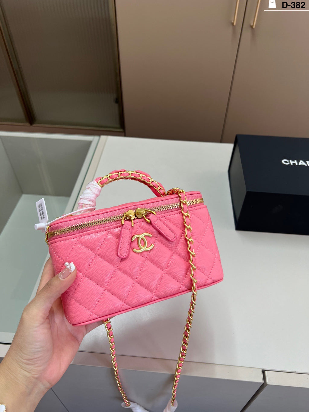 Cc vanity cosmetic bag